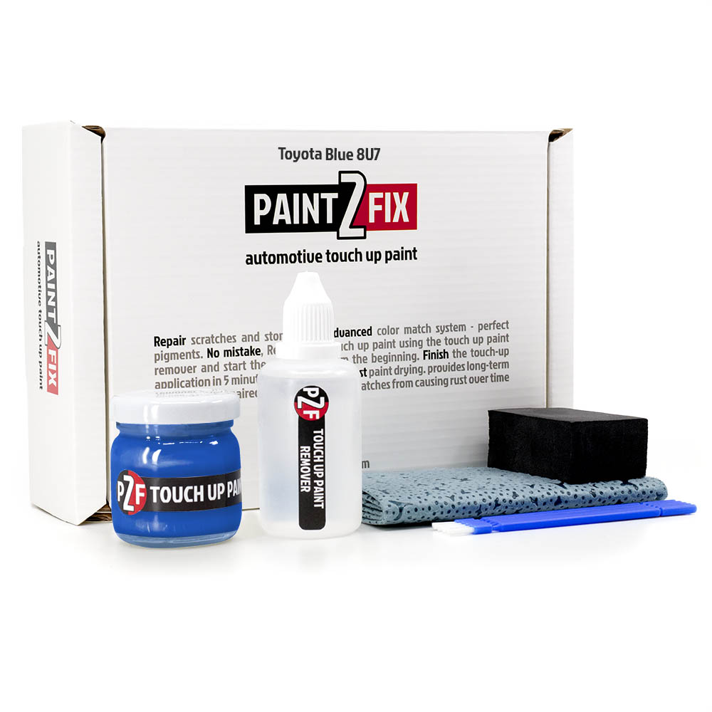 Toyota Blue 8U7 Touch Up Paint & Scratch Repair Kit Paint2Fix Touch
