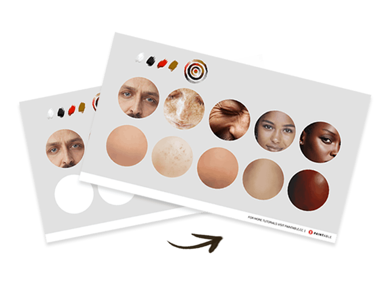 How to Paint Skin Tones in Using Just 4 Colors (with Exercise!)