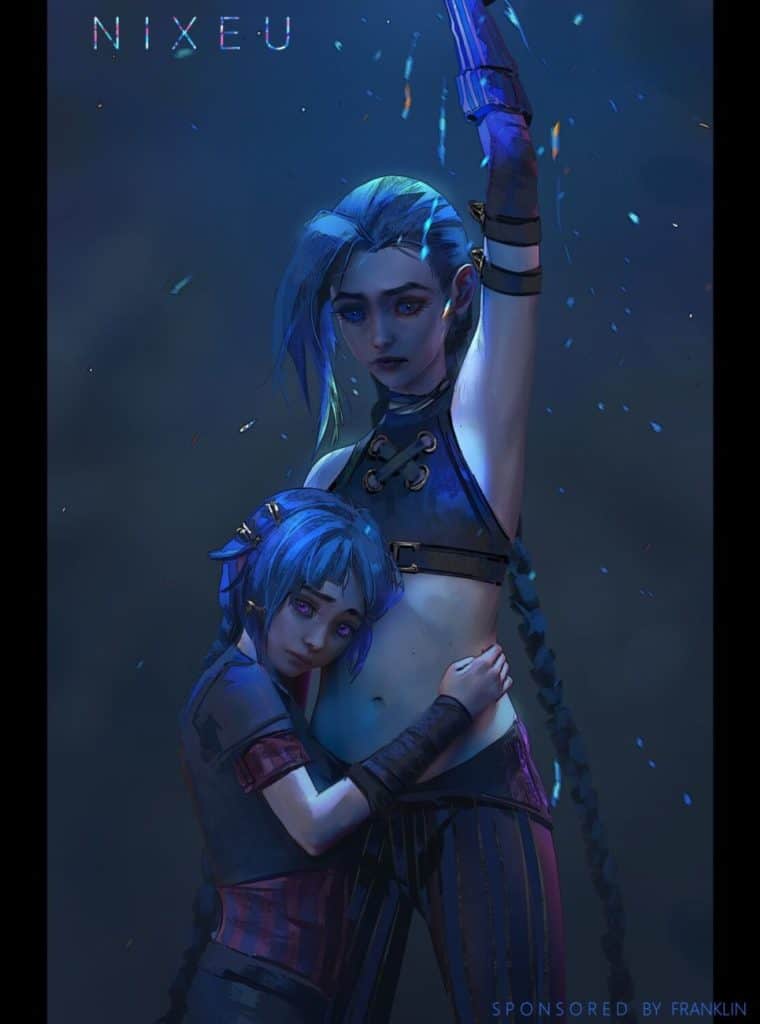 Arcane Art Inspired by the League of Legends Origin Story Paintable