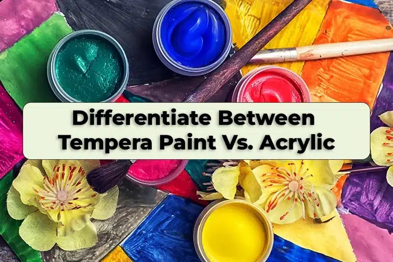 How To Differentiate Between Tempera Paint Vs. Acrylic Paint Paint