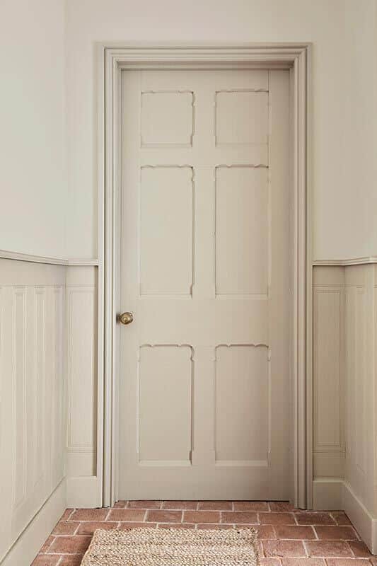 Little Greene Portland StonePale 155 Paint and Brush