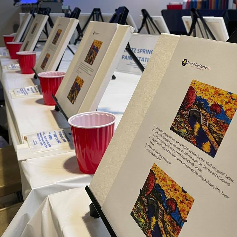Inperson and Virtual Painting Parties Paint & Sip Studio PA
