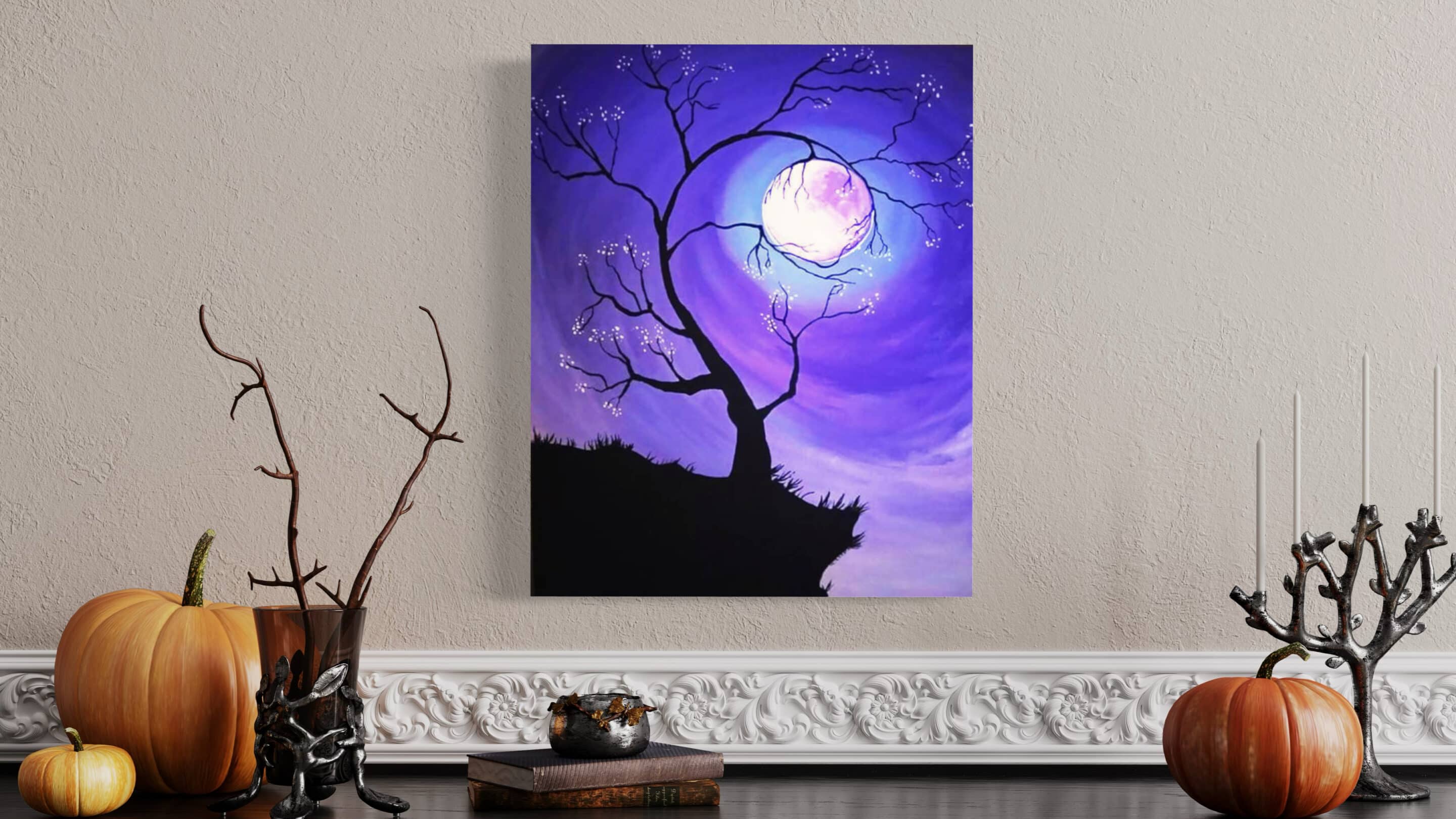 Adult BYOB Event “Catch The Moon” Paint & Sip Studio Temecula