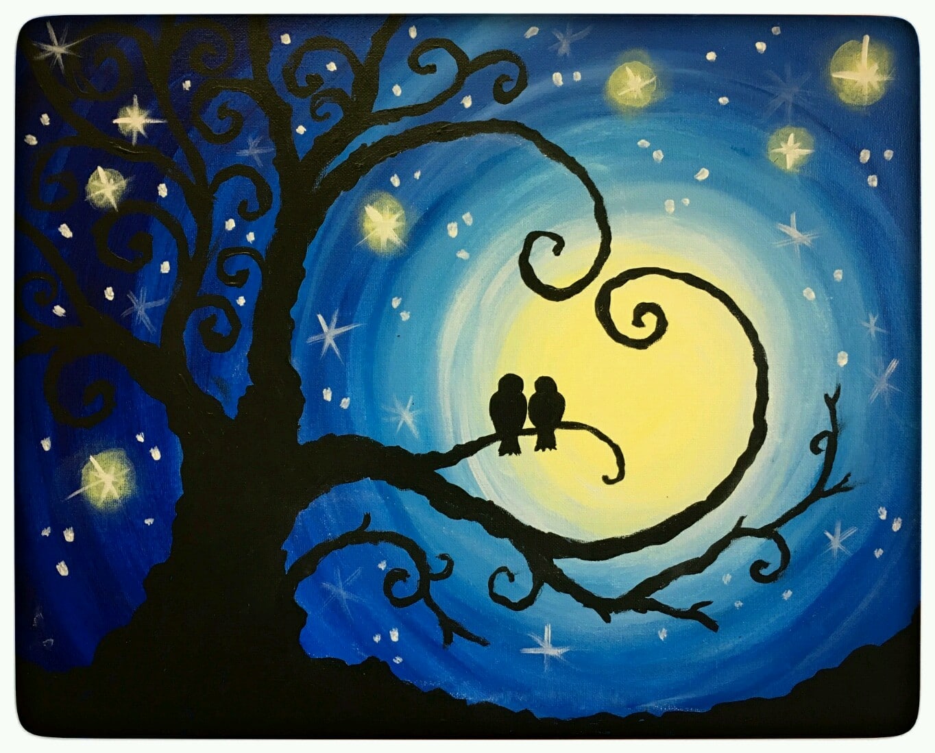 PRIVATE Virtual Painting Party mail/pickup Paint and Vino