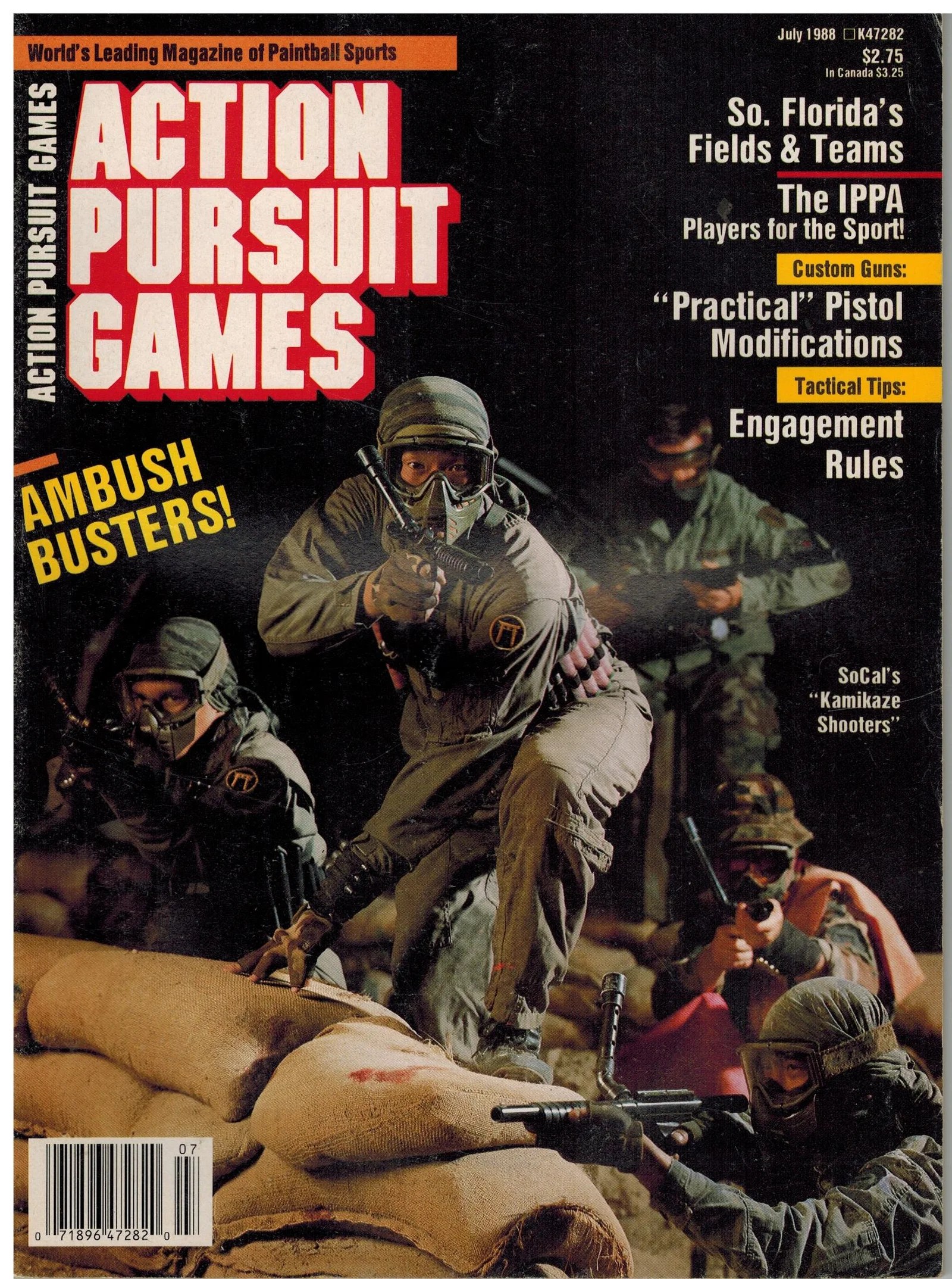Action Pursuit Games Mag May & July 1988 2 issues 33 years old! Paintball Magazines for Sale