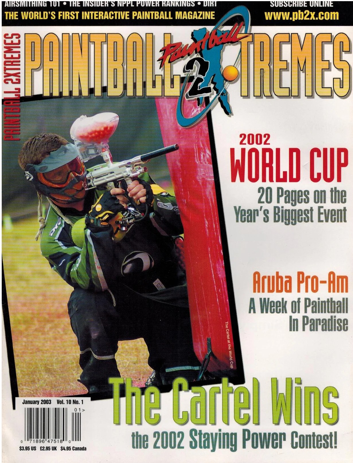Paintball 2Xtremes PB2X January 2003, World Cup, Cartel, Aruba