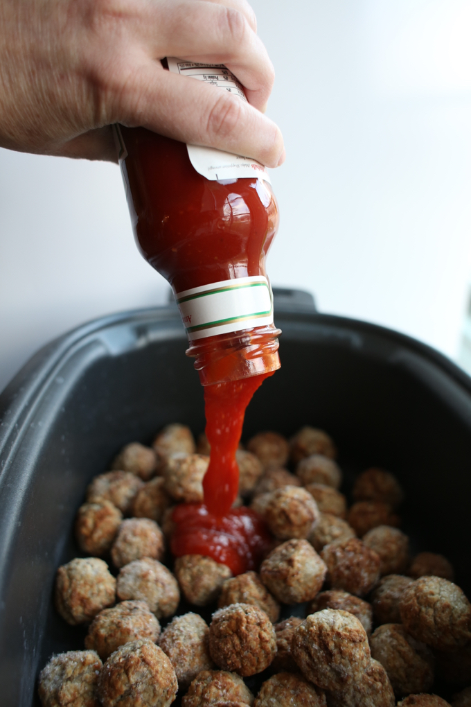 4Ingredient Crock Pot Party Meatballs Paintbrushes
