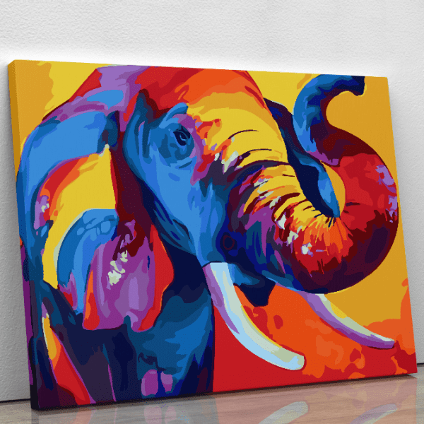 Abstract Elephant Official Paint By Numbers Australia