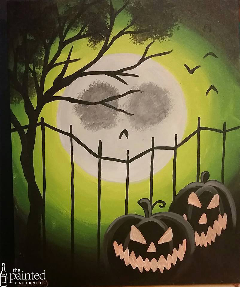 Paint And Sip Ideas Halloween Home Design