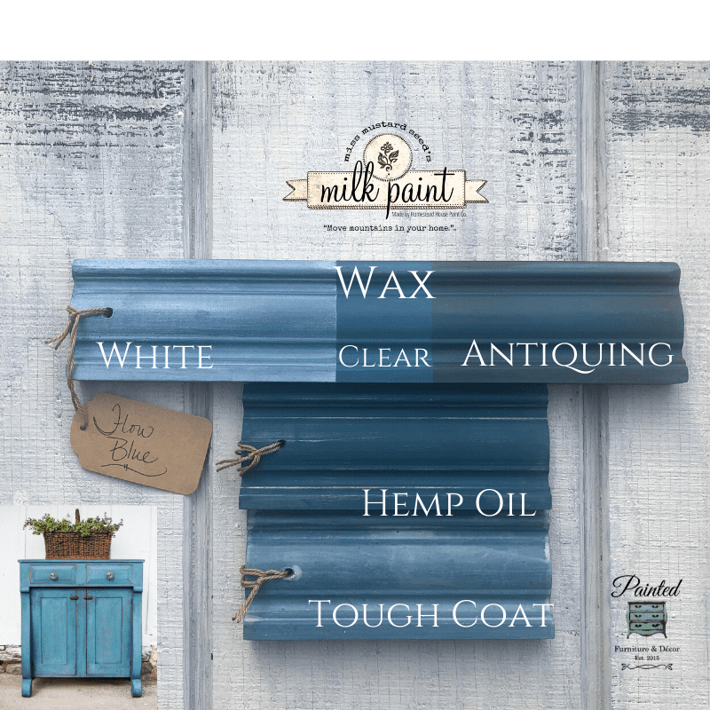 Flow Blue Miss Mustard Seed's Milk Paint Painted