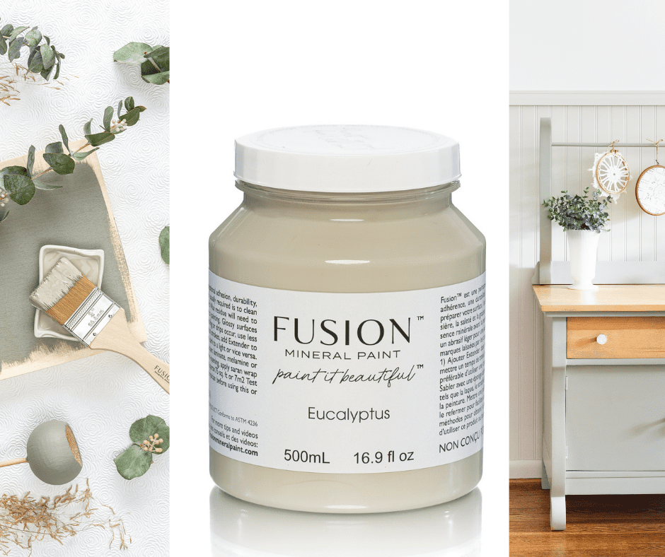 Fusion Mineral Paint in Eucalyptus Painted