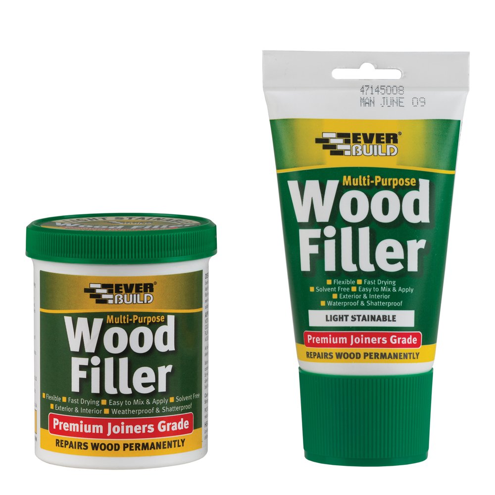 Everbuild Multi Purpose Wood Filler Stainable Medium (250ML) Painters Hub