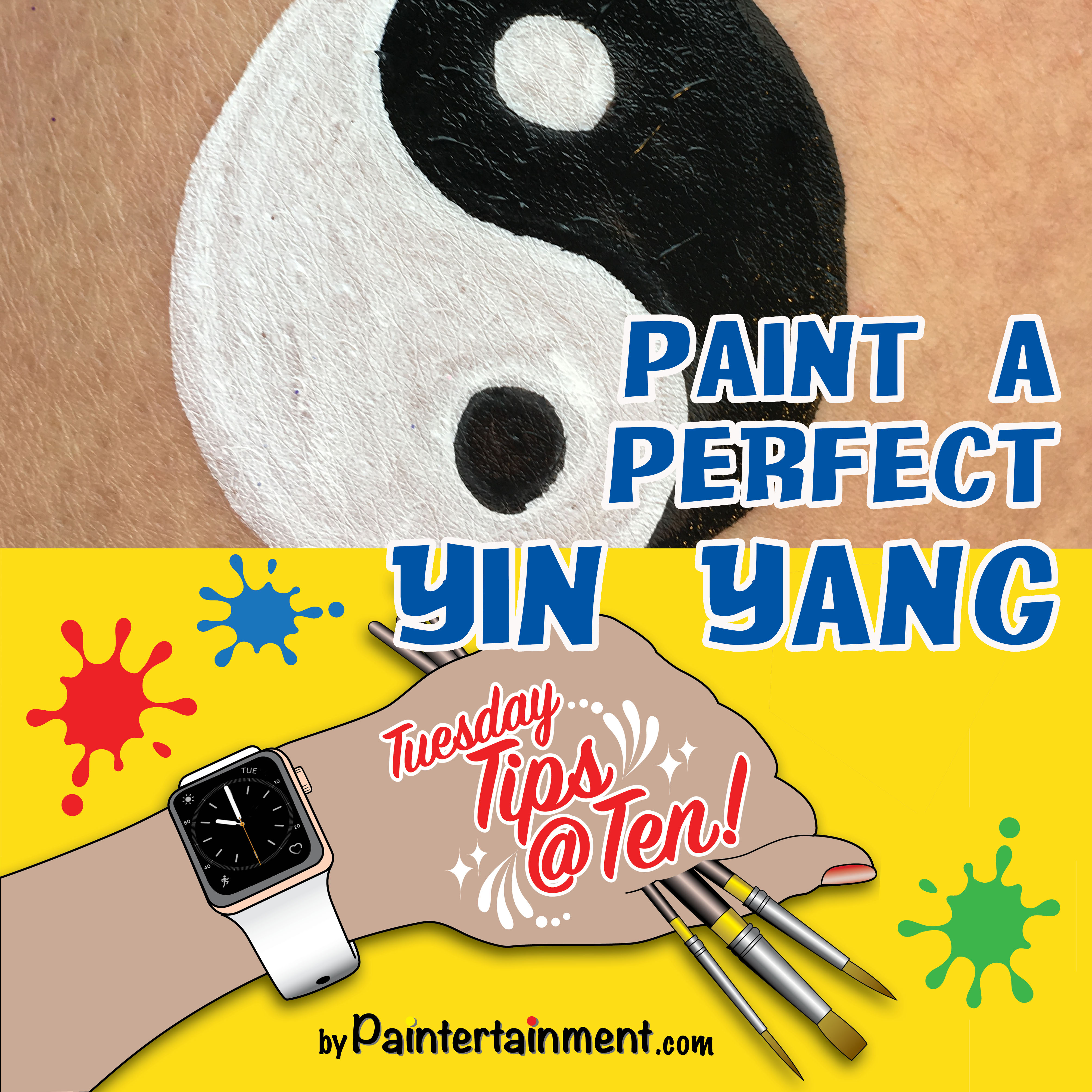 Tuesday Tips at Ten How to Paint a Perfect Yin & Yang! Paintertainment