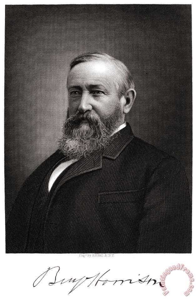 Others Benjamin Harrison painting Benjamin Harrison print for sale