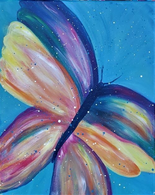 Van Gogh's Sunflower painting Paint and Sip Painting & Vino