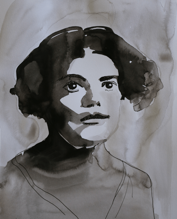 loosen up your ink portraits ARTiful painting demos
