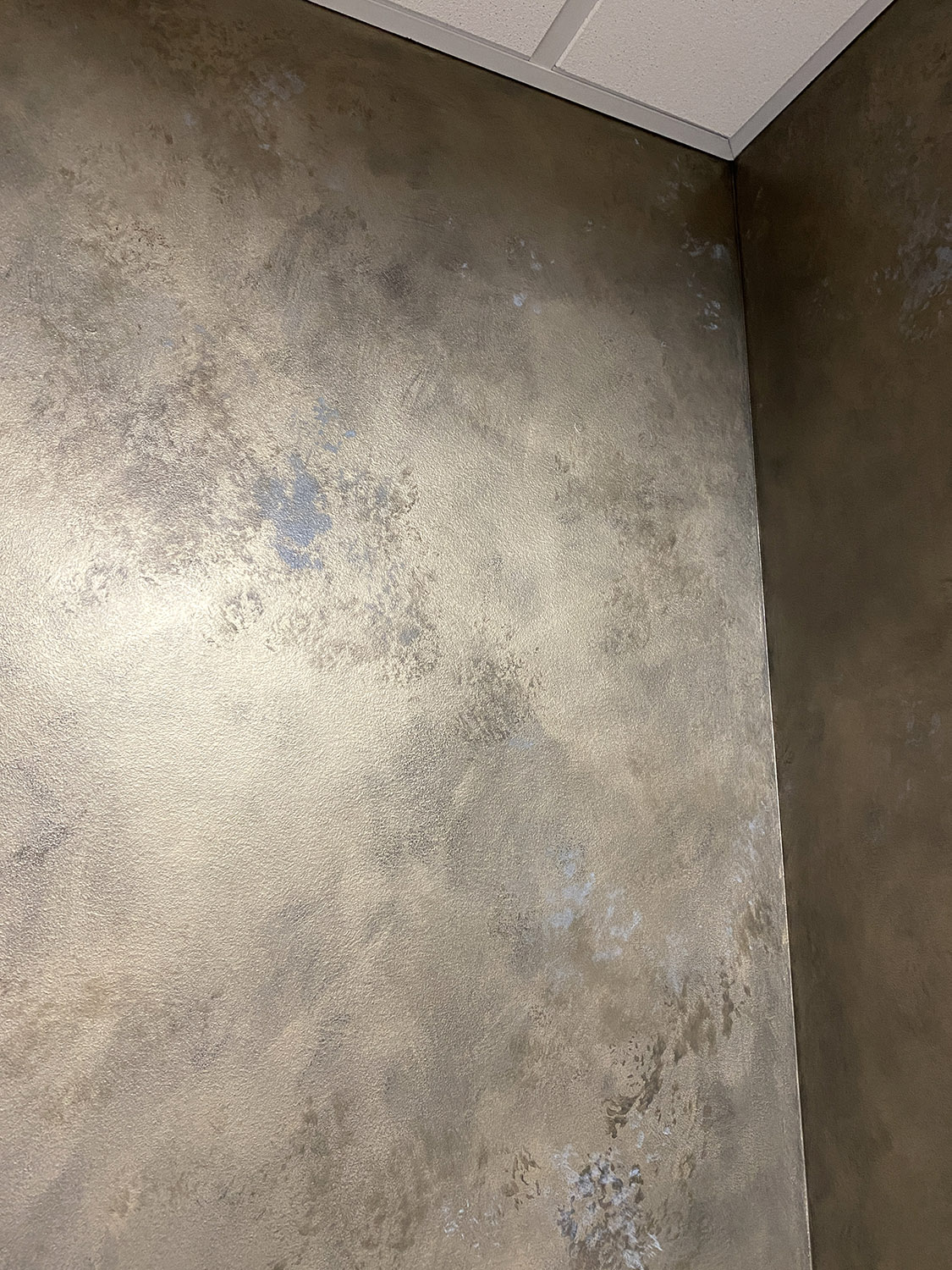 Tarnished Metal Faux Finish Painting & Fine Art