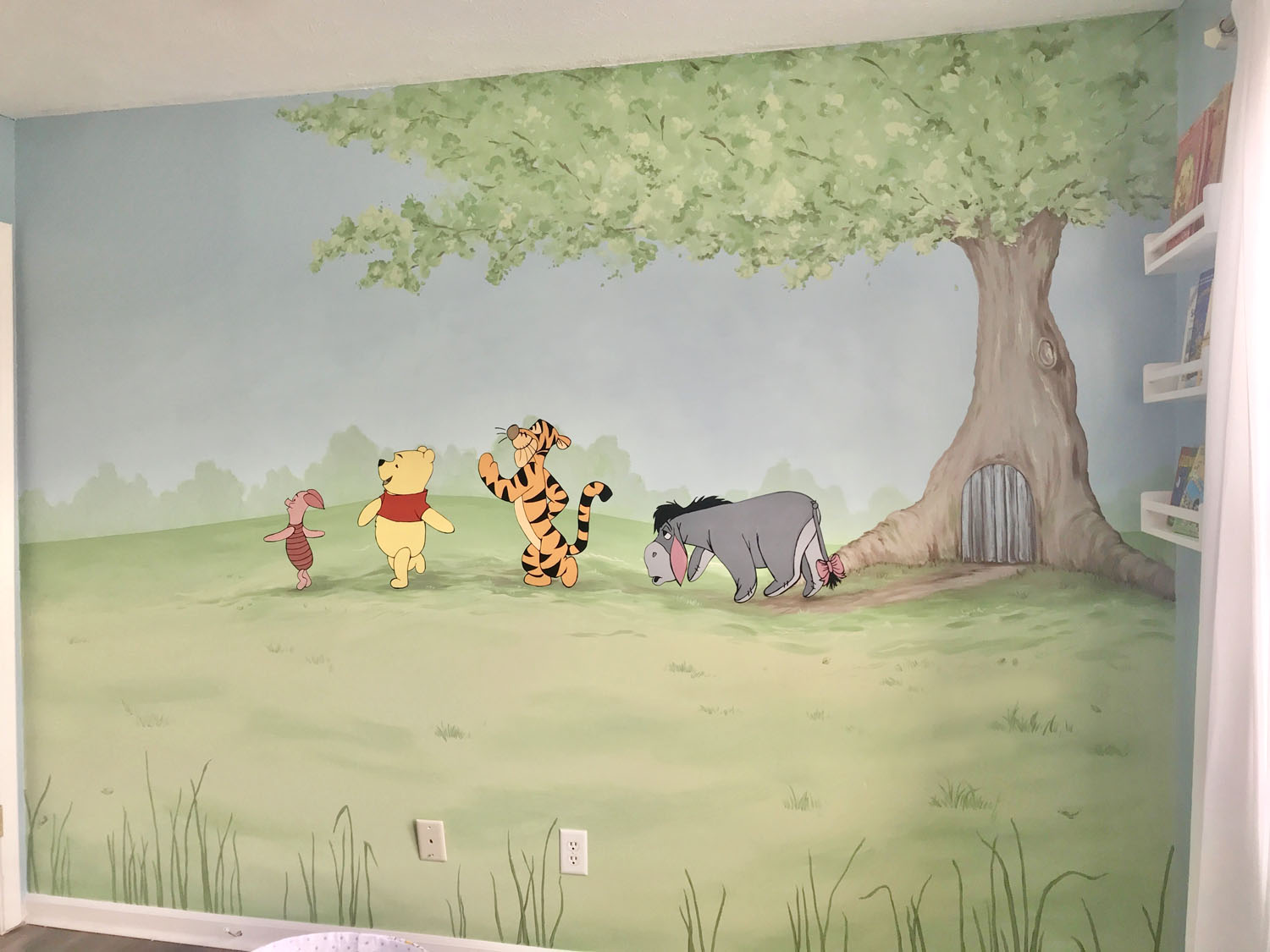 Winnie The Pooh Forest Wall Mural Wallpaper