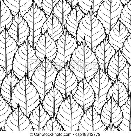 Leaf Pattern Drawing at PaintingValley.com | Explore collection of Leaf
