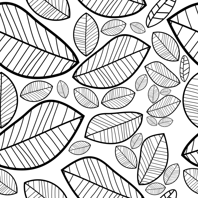 Leaf Pattern Drawing at PaintingValley.com | Explore collection of Leaf