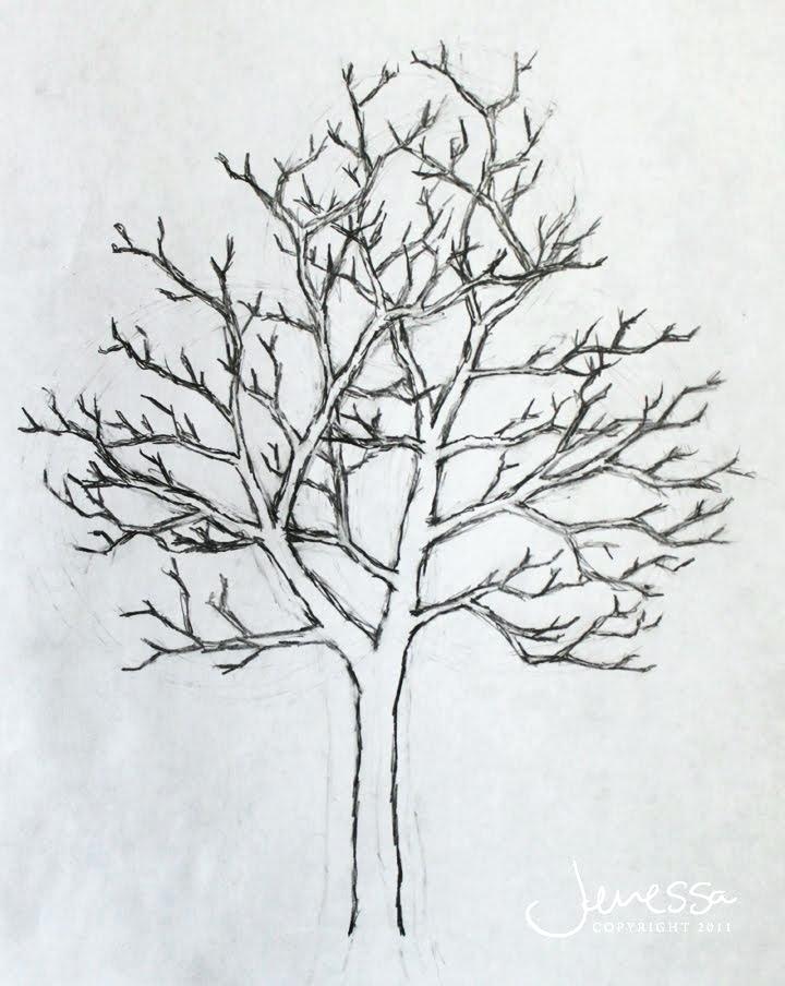 Simple Dead Tree Drawing at Explore collection of