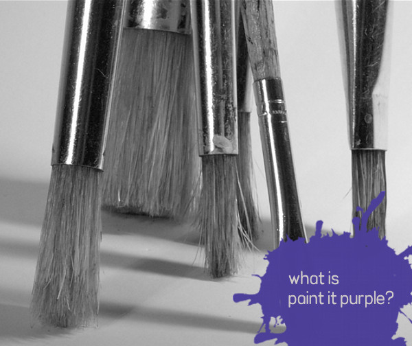 Paint It Purple Painting the purple and selling cupcakes for