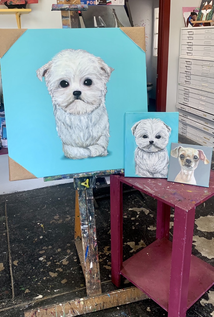 Pet Portrait Painting Class
