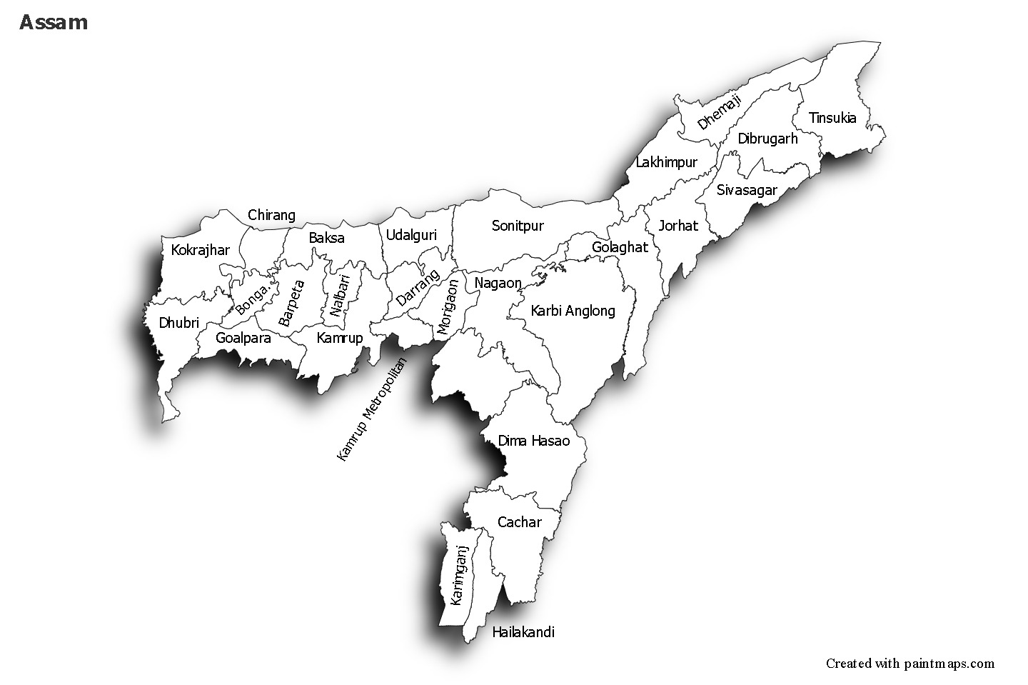 Sample Maps for Assam