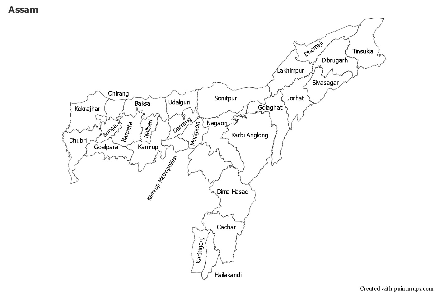 Sample Maps for Assam