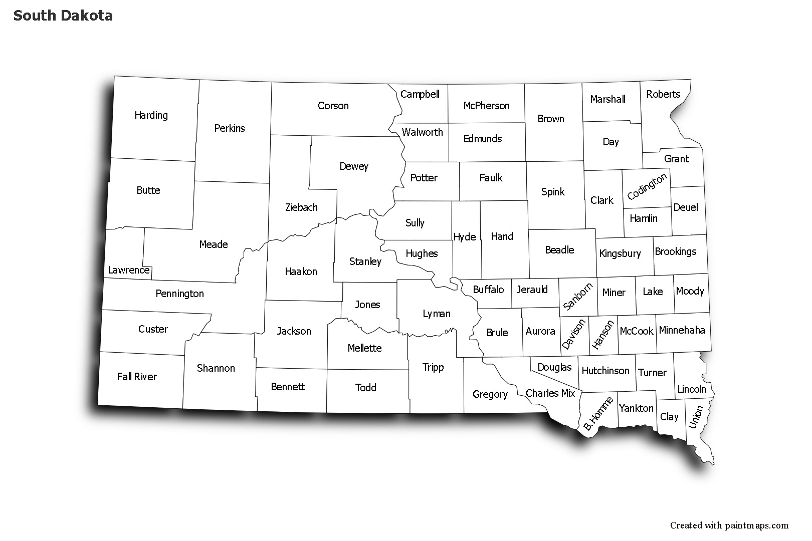 Sample Maps for South Dakota