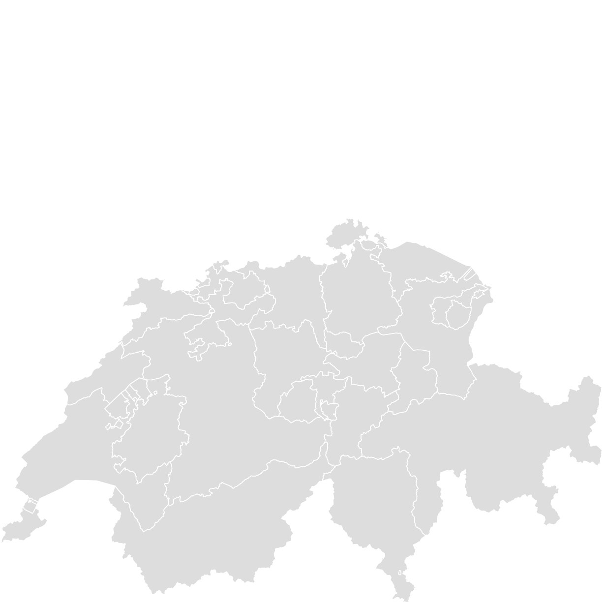 SWITZERLAND Blank Map Maker Printable Outline , Blank Map of SWITZERLAND