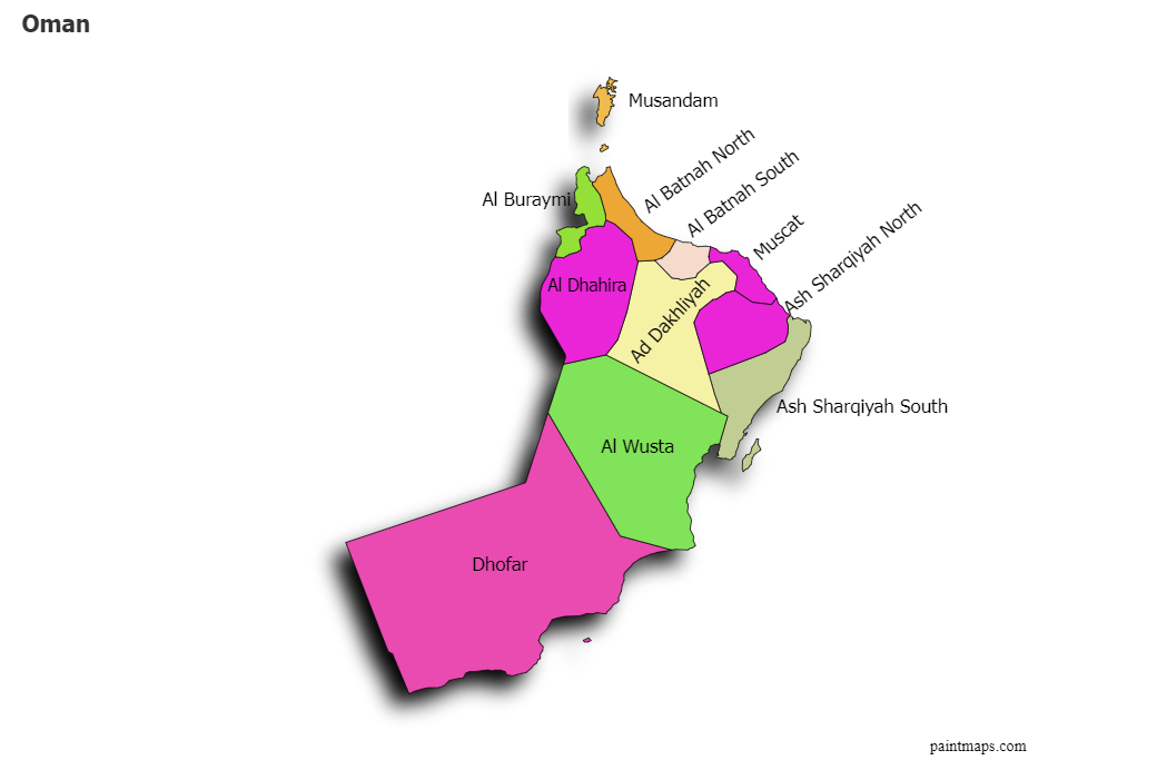 Sample Maps for Oman