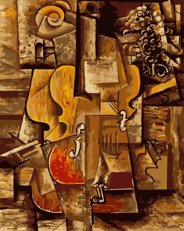 Picasso Violin Paint by Numbers Paint My Numbers