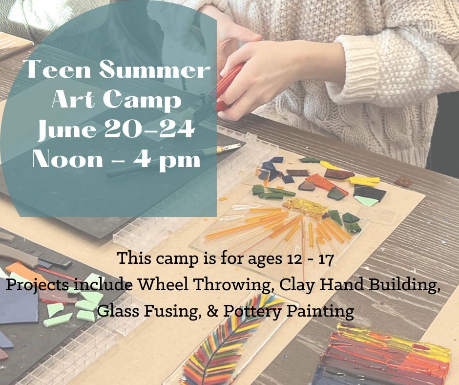 Teen Pottery Art Camp June 20 24 Ages 12 17 Paint N' Fun Ceramics