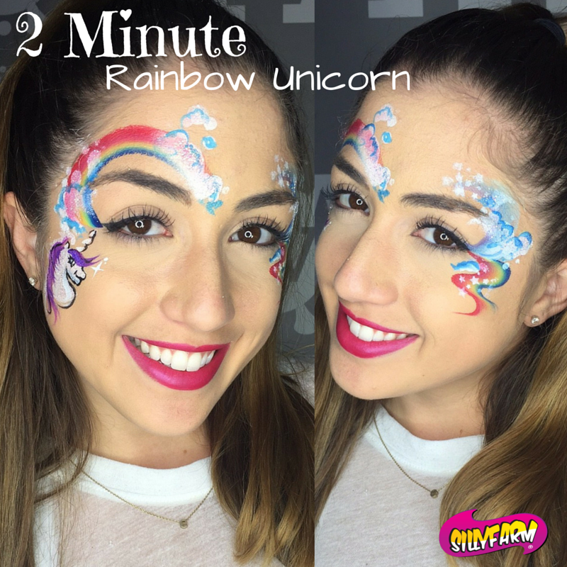 Face Painting Rainbow Unicorn