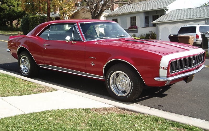 1967 Camaro Paint Cross Reference
