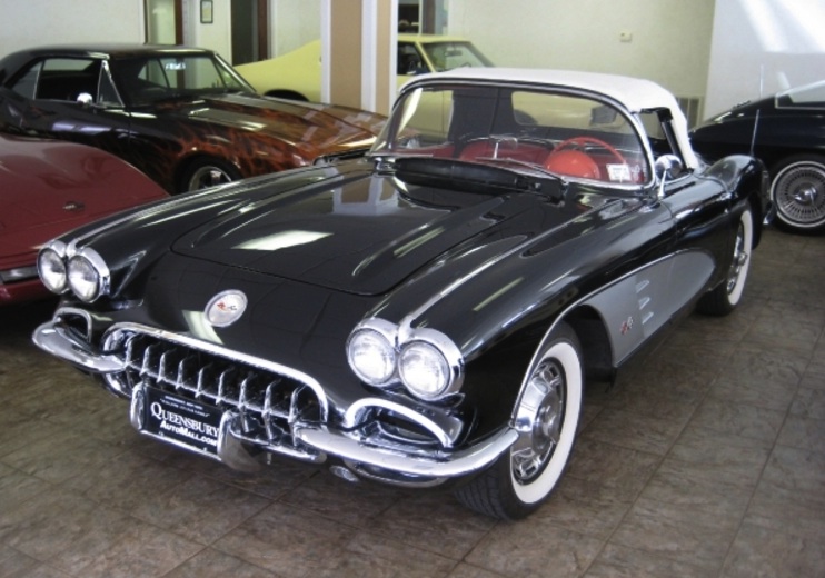 Tuxedo Black 1959 Corvette Paint Cross Reference