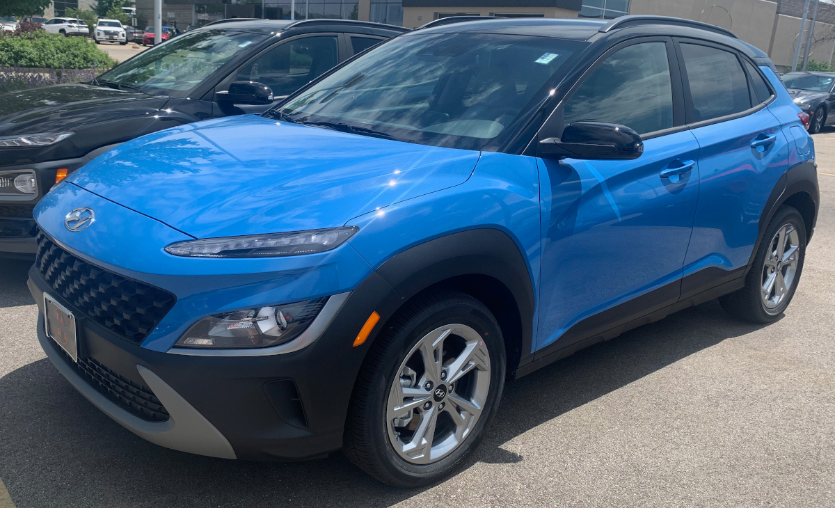 Blue Wave 2022 Hyundai Kona Paint Cross Reference