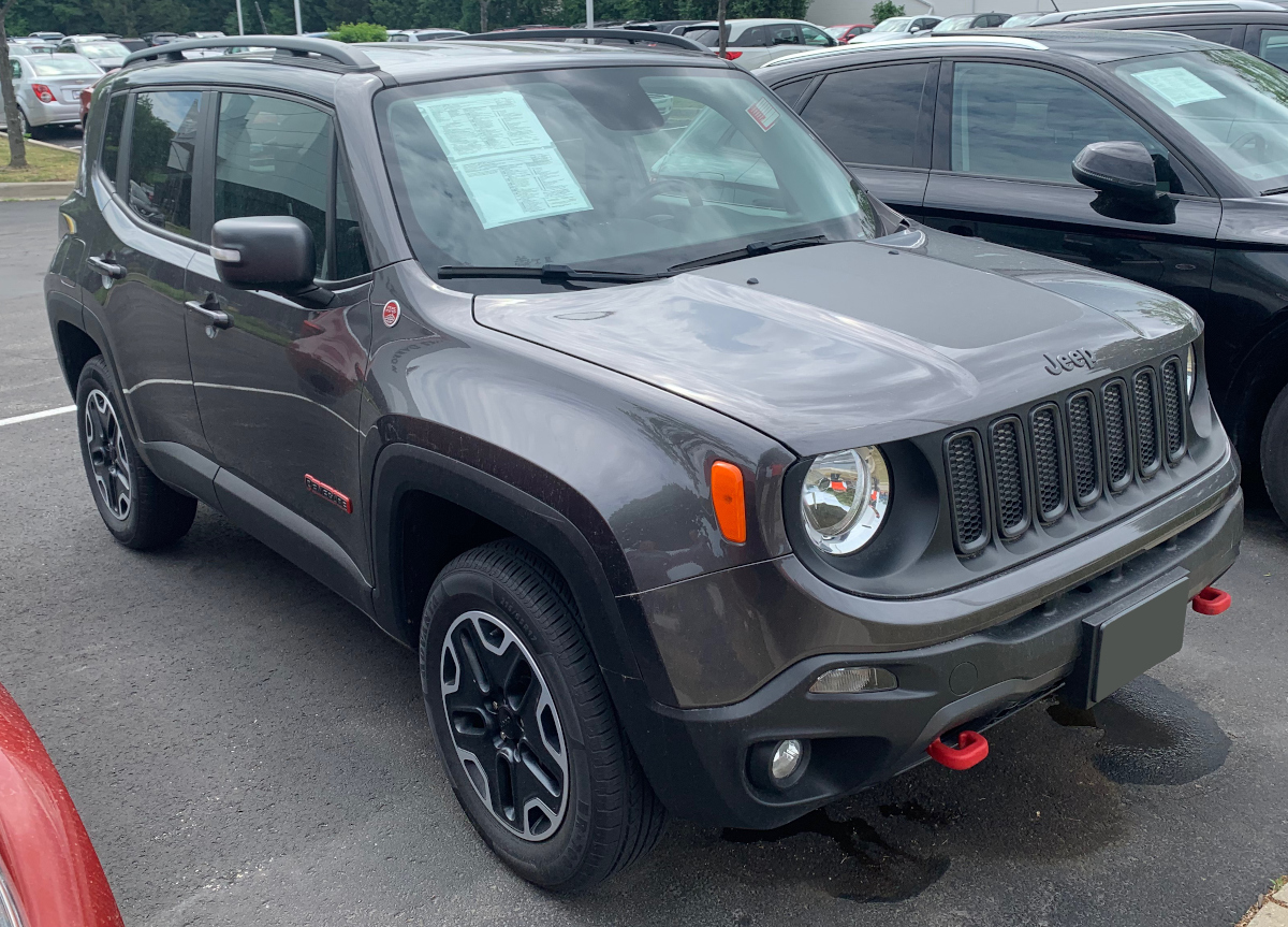Granite Crystal 2018 Chrysler Jeep Renegade Paint Cross Reference