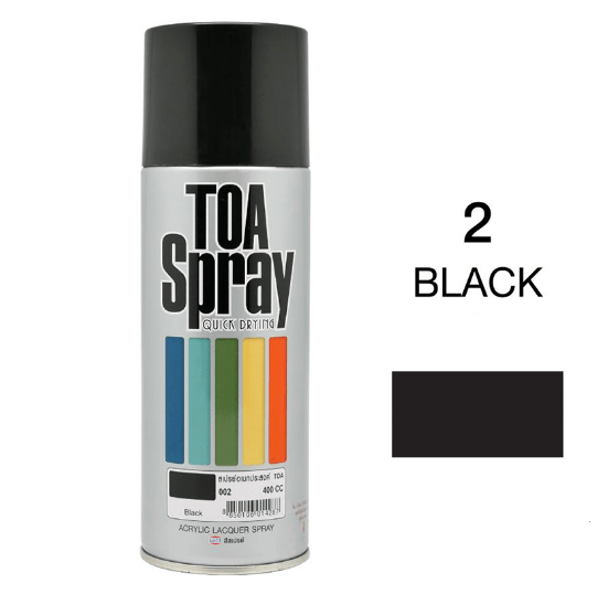 TOA Spray Black Paints