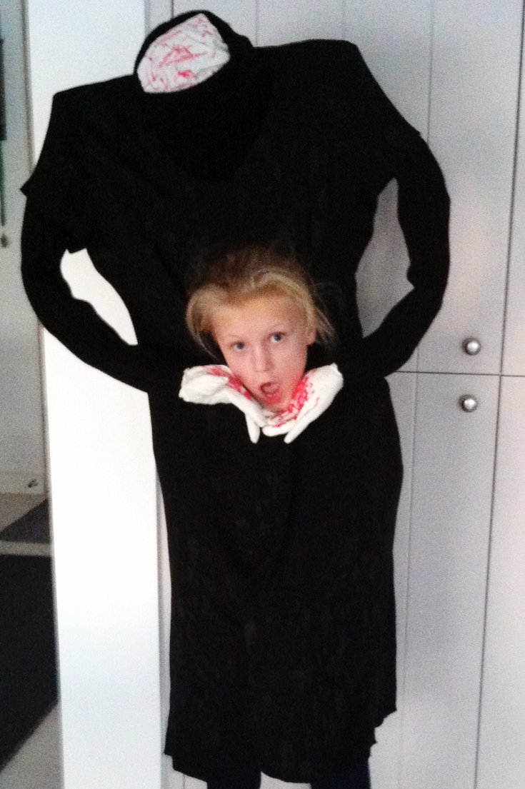 Headless halloween costume PaintSewGlueChew