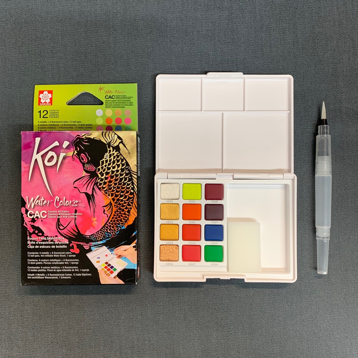 Koi Creative Art Colors Watercolor 12 Set