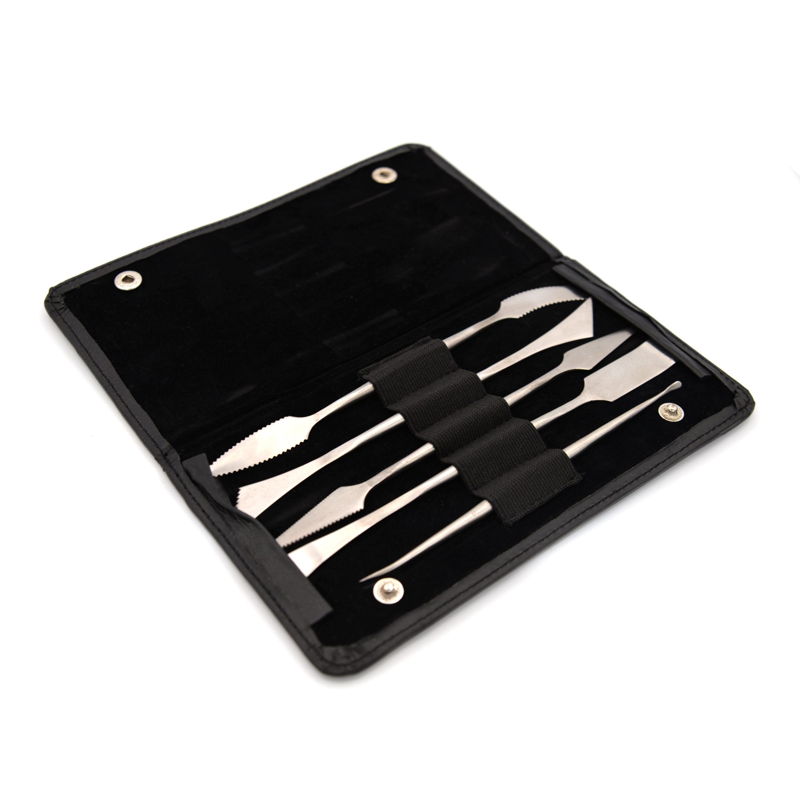Stainless Steel Sculpting Tools Set of 5 with Pouch