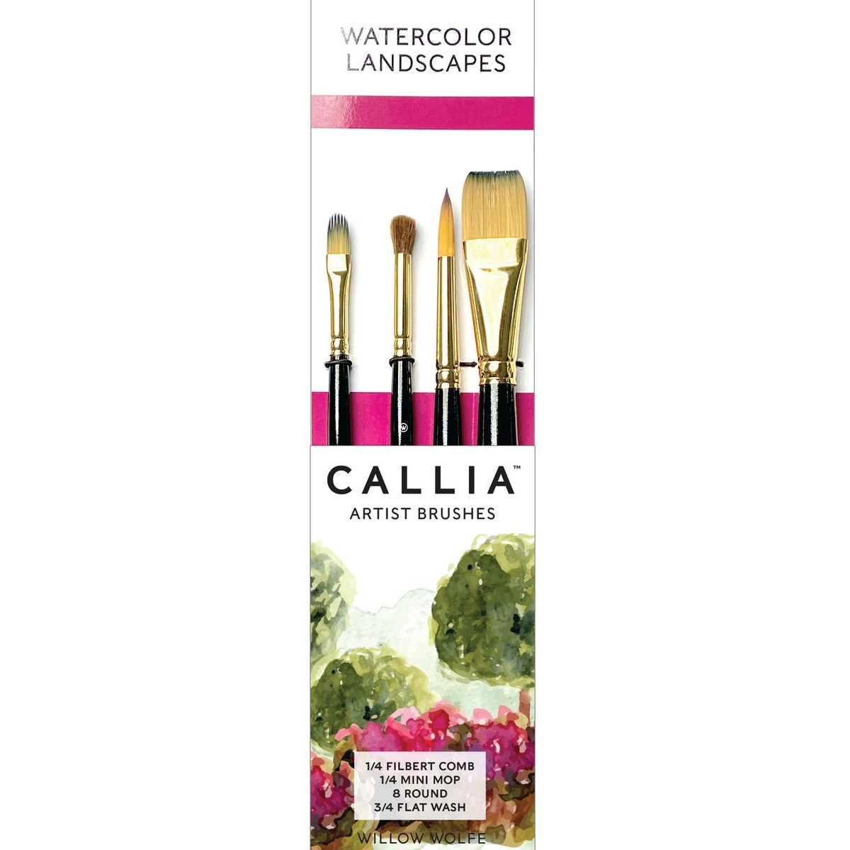Callia Watercolor Landscapes Brush Set 1100
