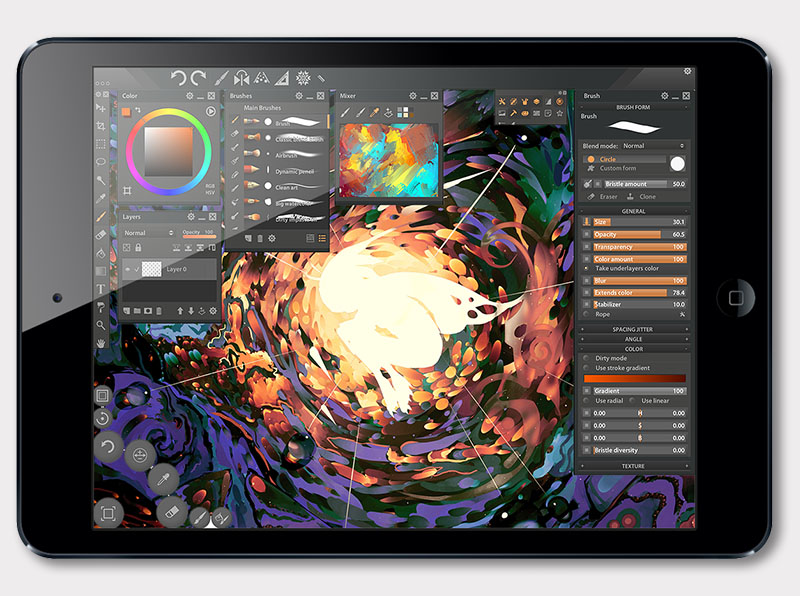 Paintstorm Studio Professional software for digital painting