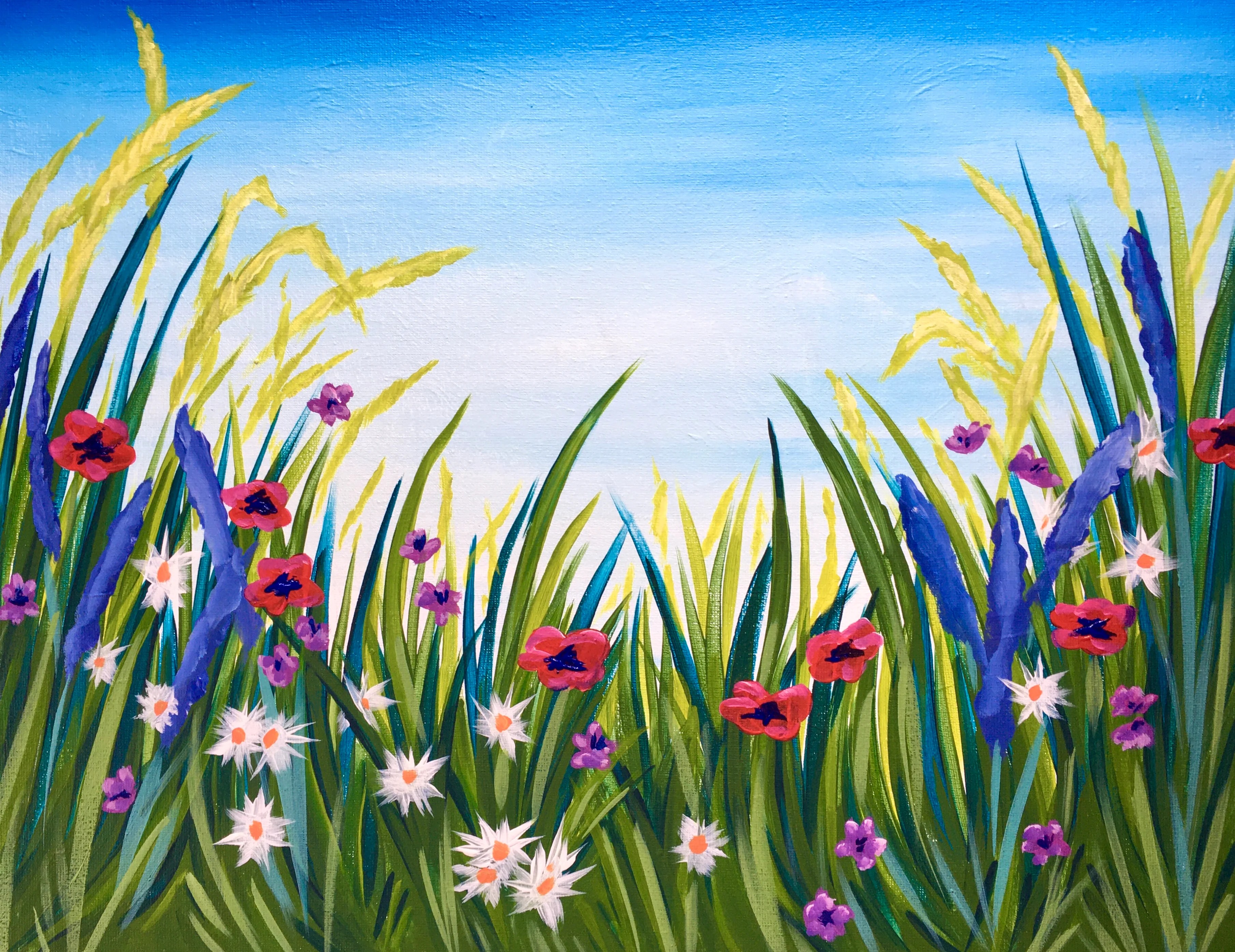 Learn to paint Wild Garden Paintvine®