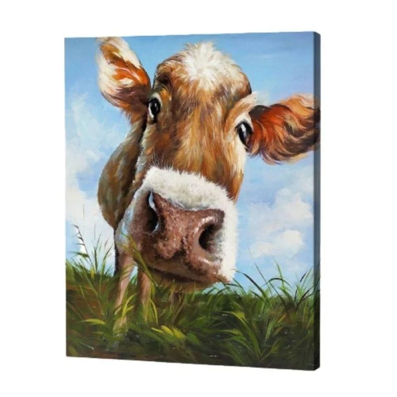 Cute Cow Paint By Numbers Paint With Numbers Canada