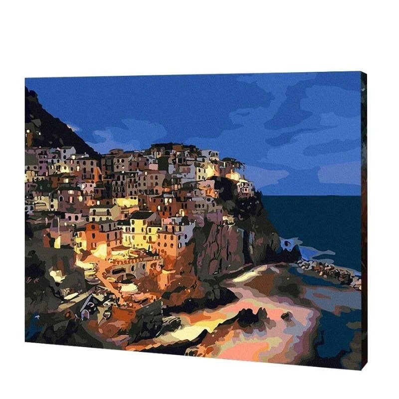 Italy Beach Scenery Paint By Numbers Paint With Numbers Canada