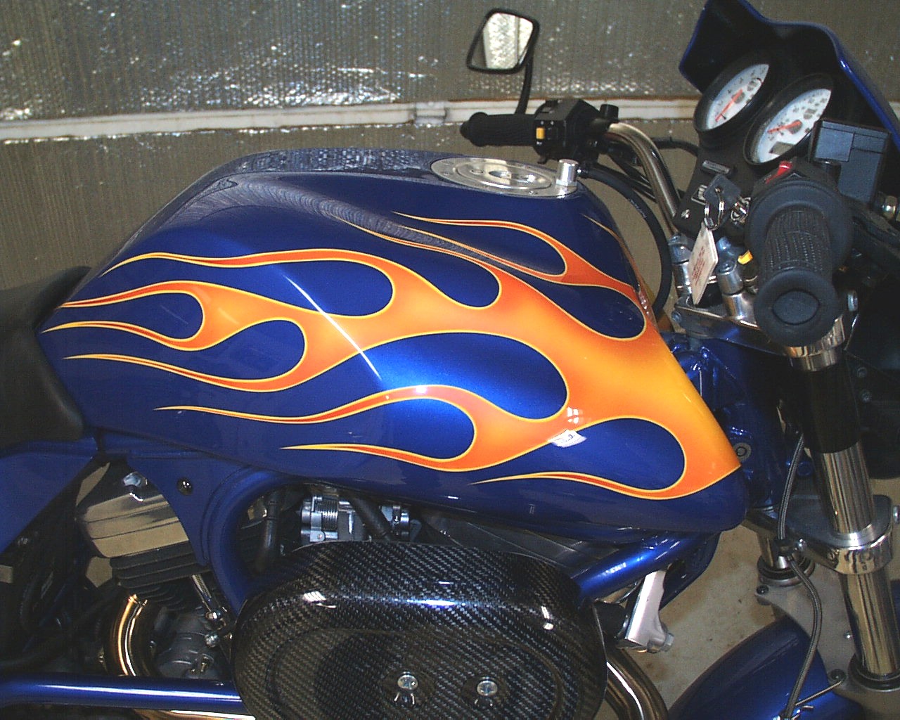 Photo Of Custom Painted Motorcycle Bike By Paintworkz