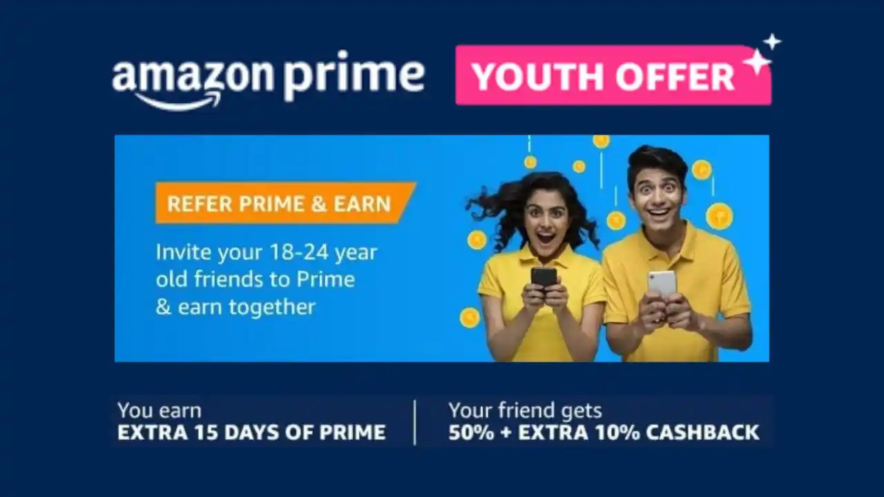 Amazon Prime Refer And Earn Extra 15 Days Youth Offer
